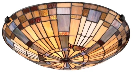 Quoizel QZ-INGLENOOK-F-SMALL – plafonieră INGLENOOK, 2x E27/60W/230V, Ø 40,7 cm