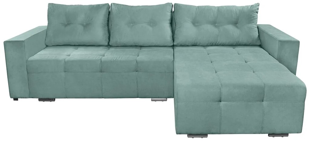 Coltar extensibil Venice, 287x169x96 cm, cu lada de depozitare, Mint