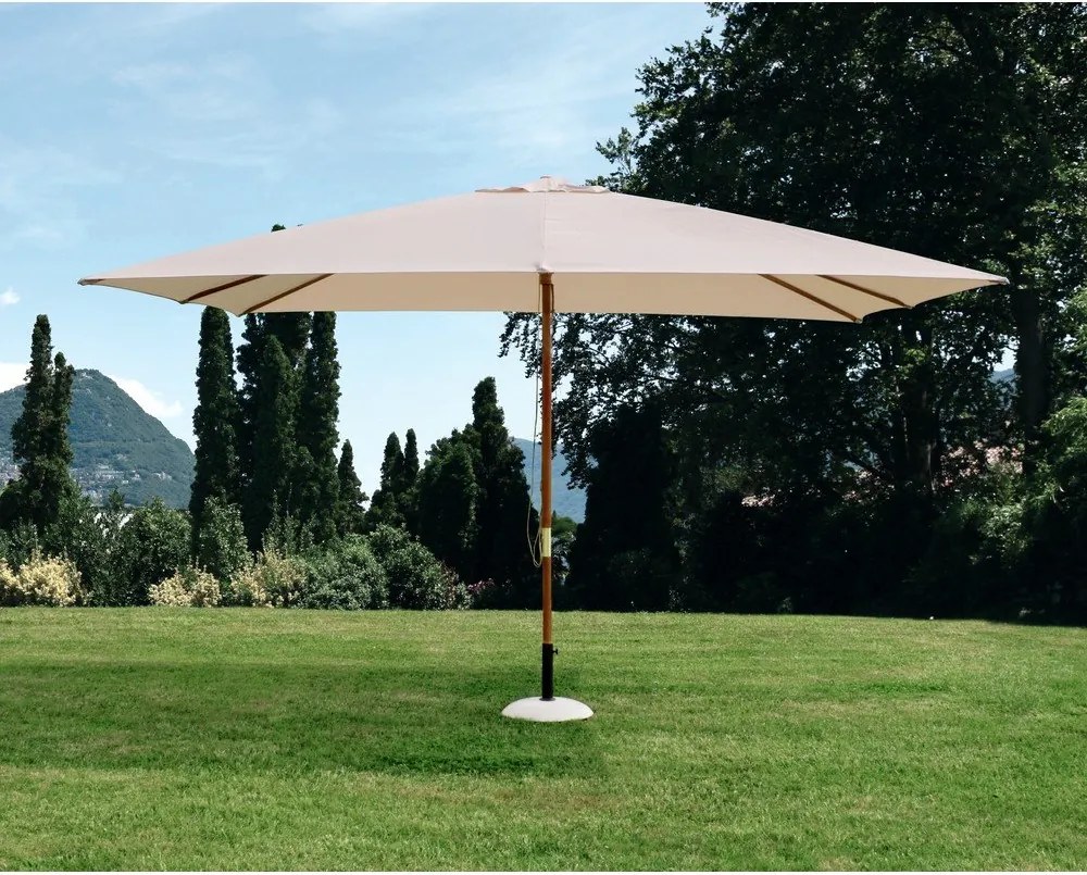 Umbrelă de soare bej 300x400 cm Syros – Bizzotto