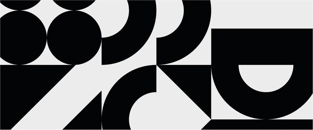 Tablou - Abstracție geometrică N⁰2 (120x50 cm)