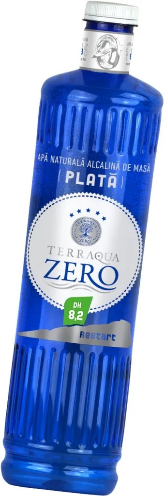 Apa naturala plata alcalina Ph 8,2 ZERO TERRAQUA 1L 6 buc/bax