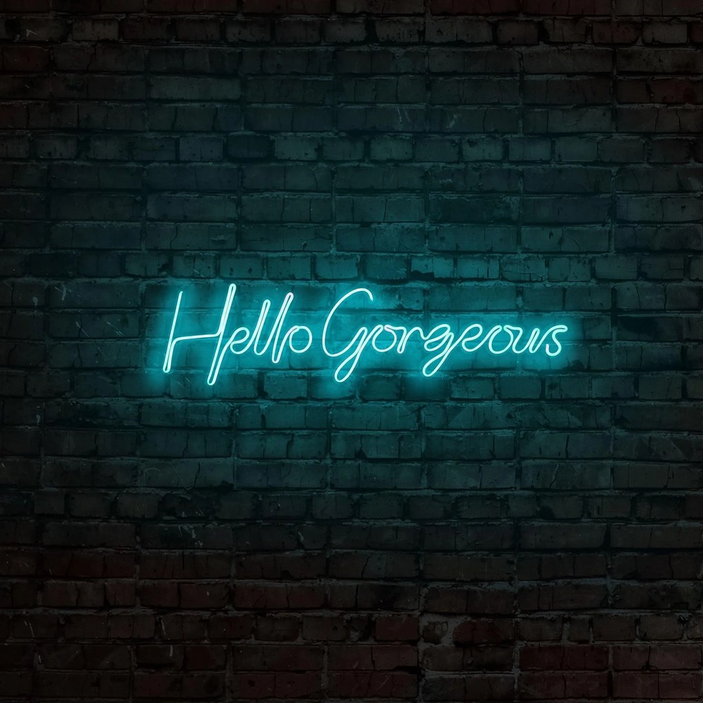 Aplica de Perete Neon Hello Gorgeous, 75 x 18 cm