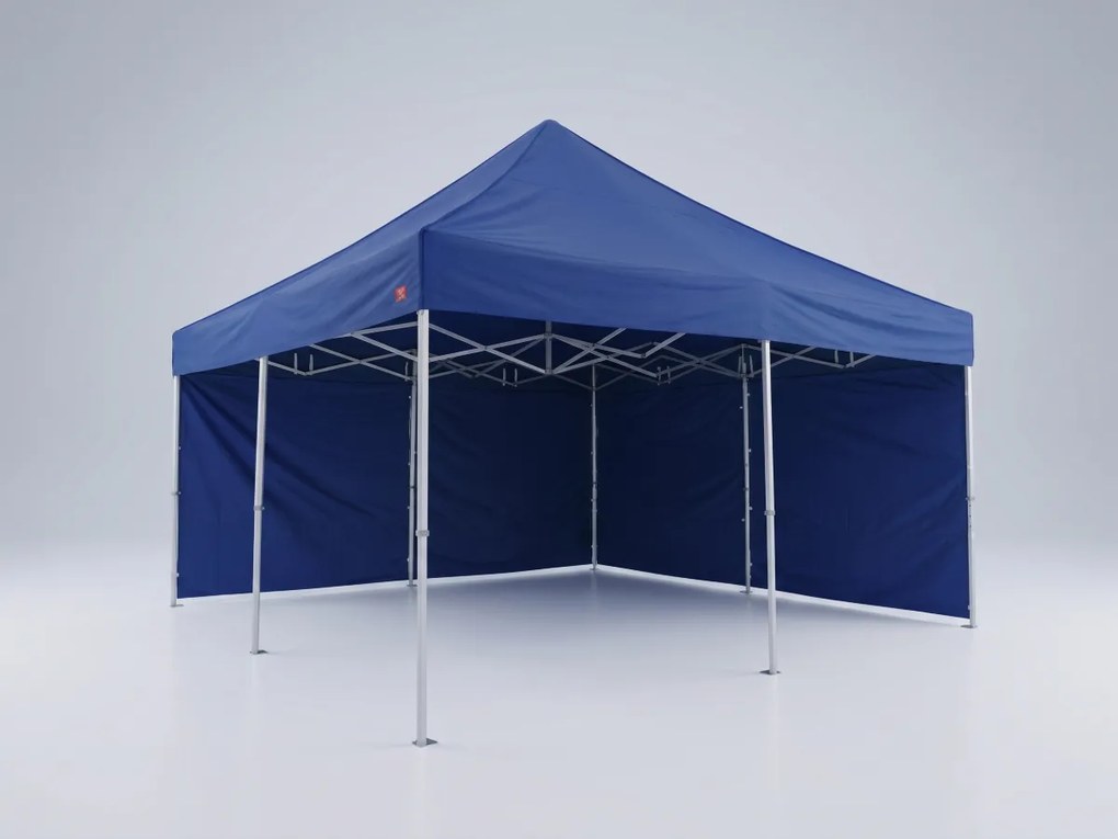 Cort pliabil 5×5 m – aluminiu hexagon profi, Roșu