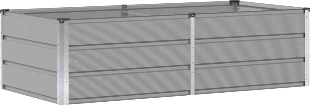 vidaXL Jardinieră Gri deschis 160 x 80 x 45 cm Oțel