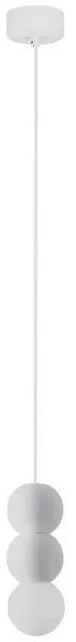 Pendul design decorativ ZERO alb/opal