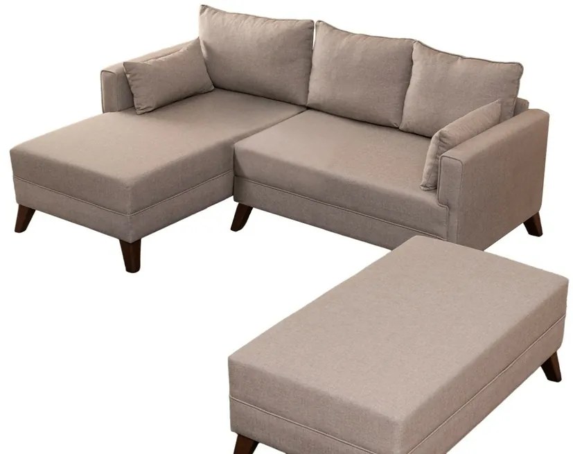 Canapea extensibilă de colț Bella Corner Left 2Cream