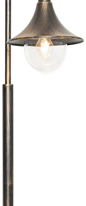 Lămpă clasică de exterior auriu antic 100 cm IP44 - Daphne