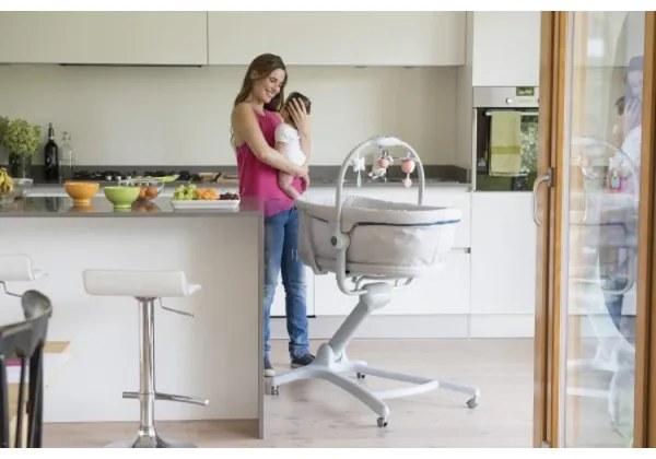 Chicco - Patut 4în1 BABY HUG pentru copii, alb