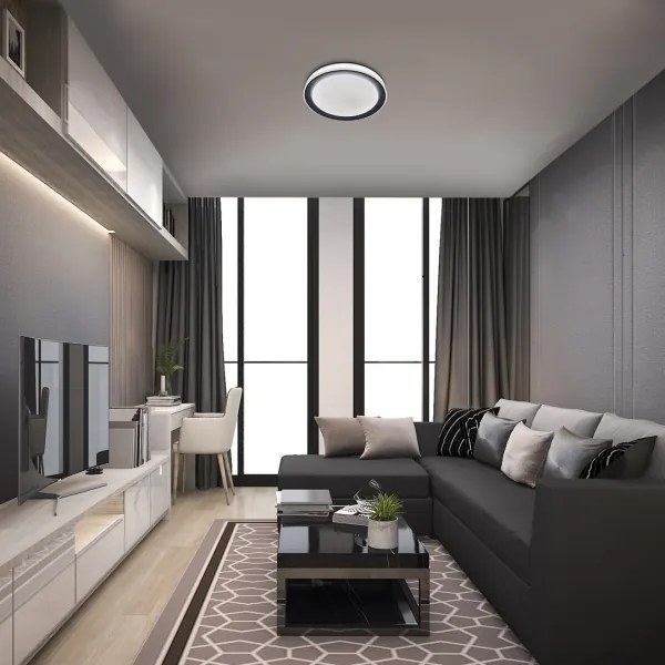 Rabalux EVEREST 3510-LED RGB – plafonieră LED reglabilă, 40W/230V, Wi‑Fi + telecomandă