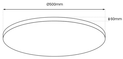 LED plafonieră dimabilă LAYLA LED/50W/230V 3000/4000/6000K aurie + DO