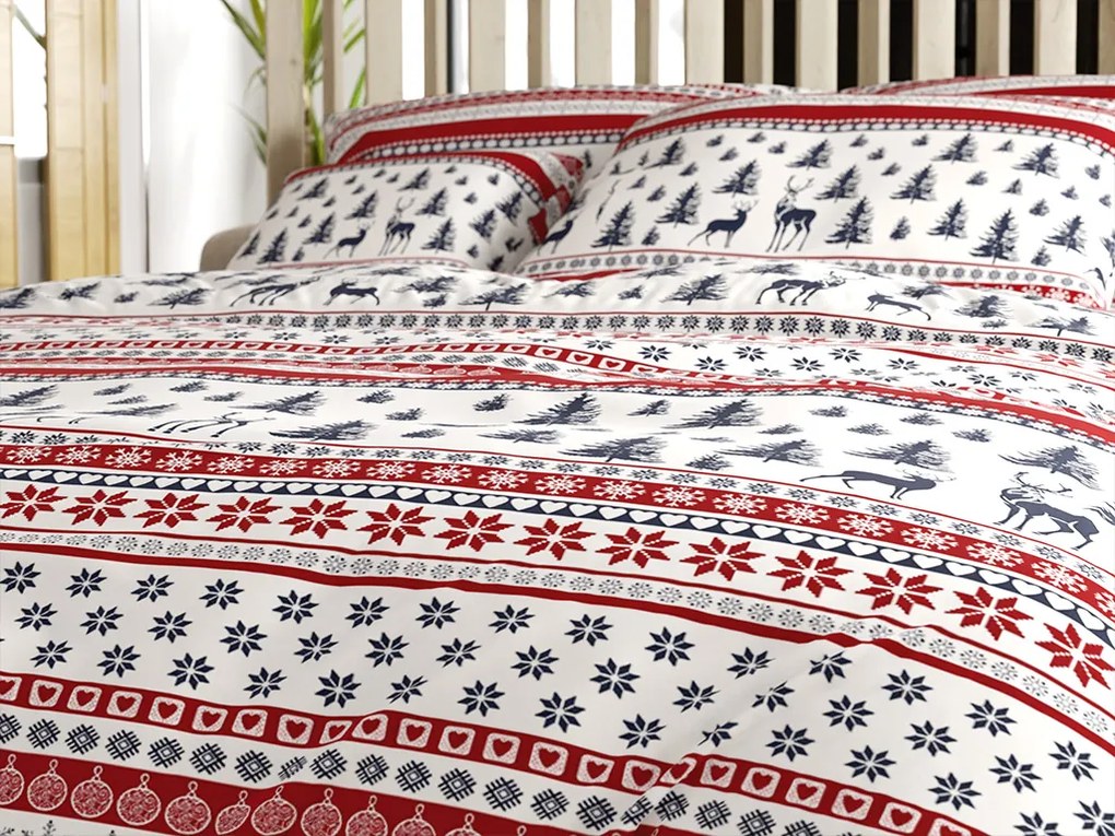 Lenjerie de pat din microfibra TWINKLE CHRISTMAS colorat Dimensiune lenjerie de pat: 2 buc 70 x 90 cm | 200 x 220 cm