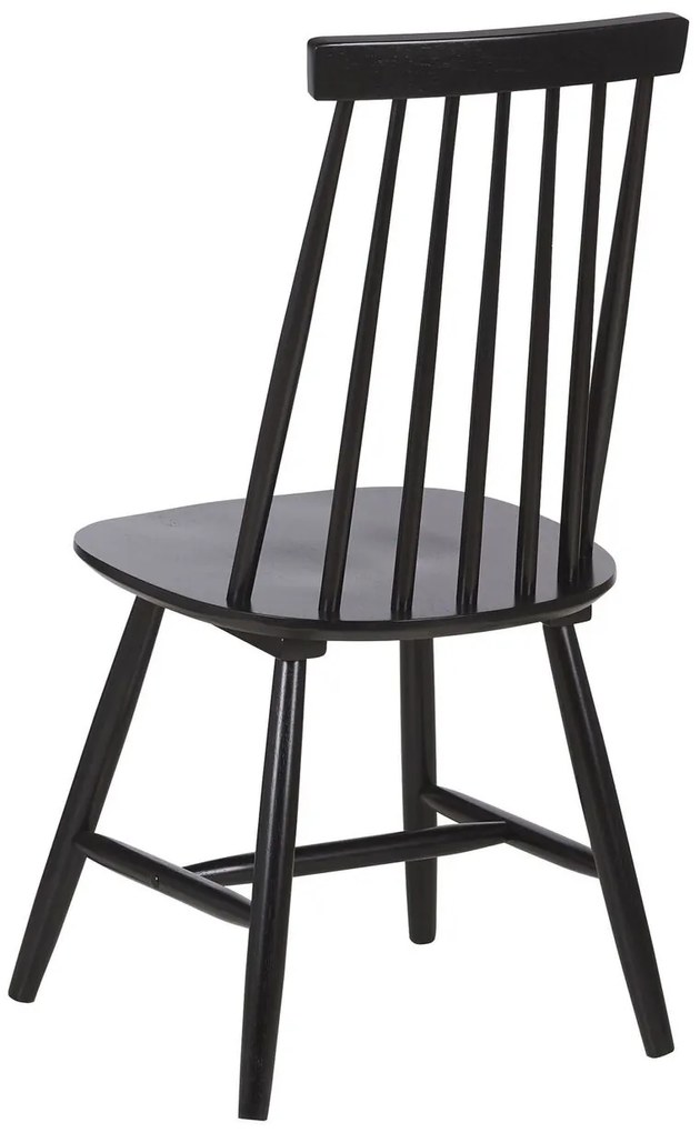 Set 2 buc. scaune pentru sufragerie Burank (negru). 1009960