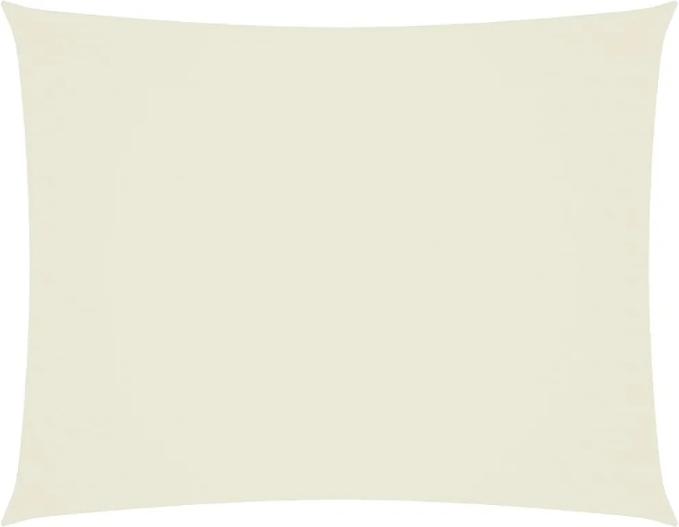 vidaXL Pânză parasolar, crem, 3,5x5 m, țesătură oxford, dreptunghiular