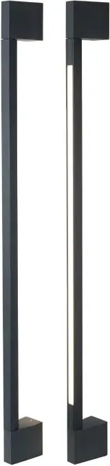 Aplica LED iluminat exterior ambiental IP54 GUSTO 90 3000K negru