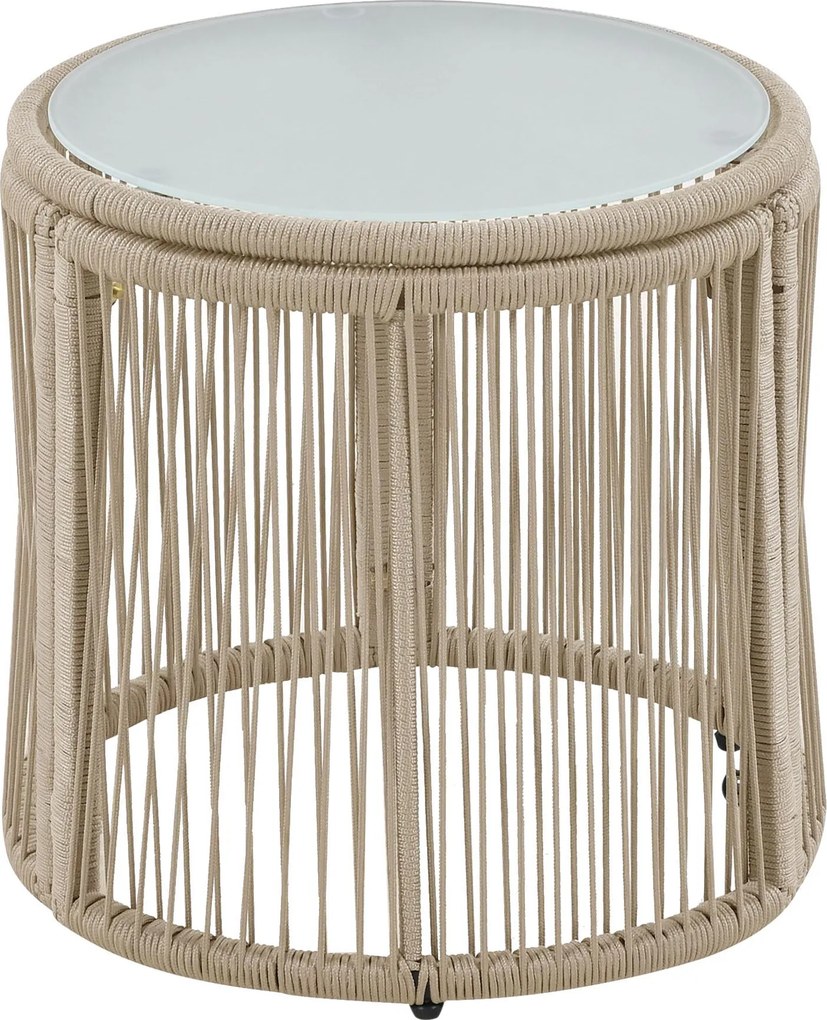 Set de lounge de grădină din 6 piese, Bej | Aosom Romania