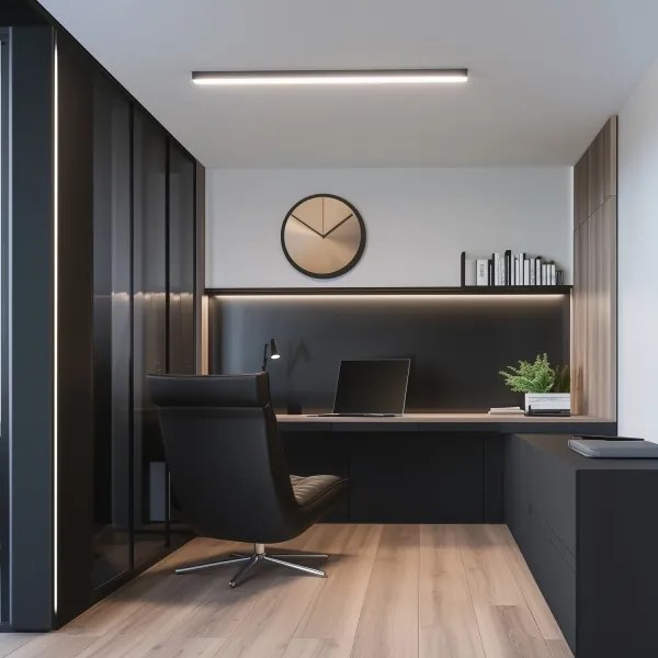 Brilagi - Plafonieră LED aplicată FULLDAY LED/30/40/50W/230V 2700/4000/6000K negru