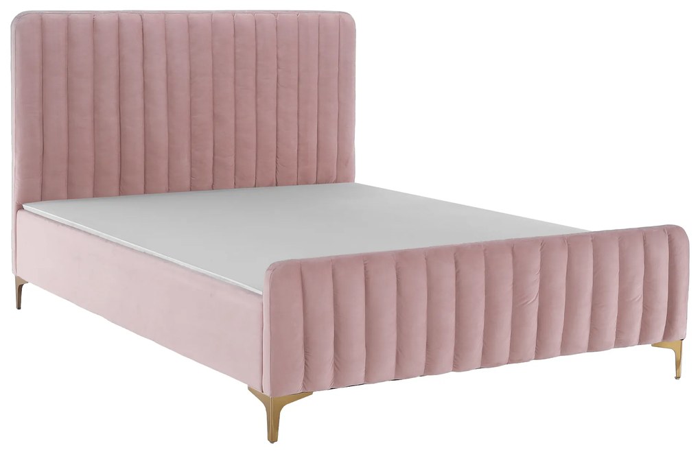 Pat, roz/gold crom auriu, 180x200, KAISA