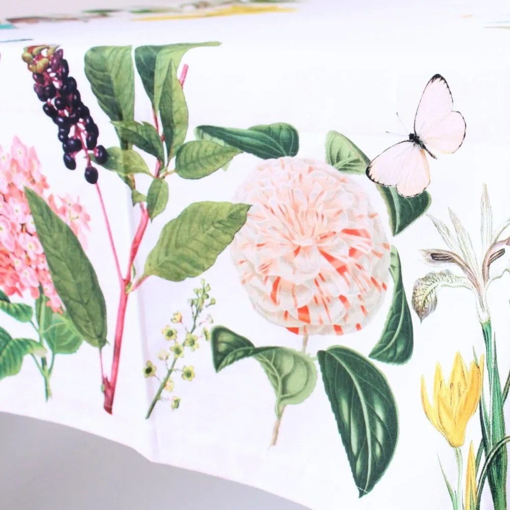 Față de masă din bumbac Happy Friday Basic Spring Time, 225 x 150 cm