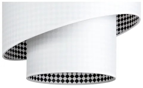 Lustră pe cablu LORI 1×E27/60W/230V albă