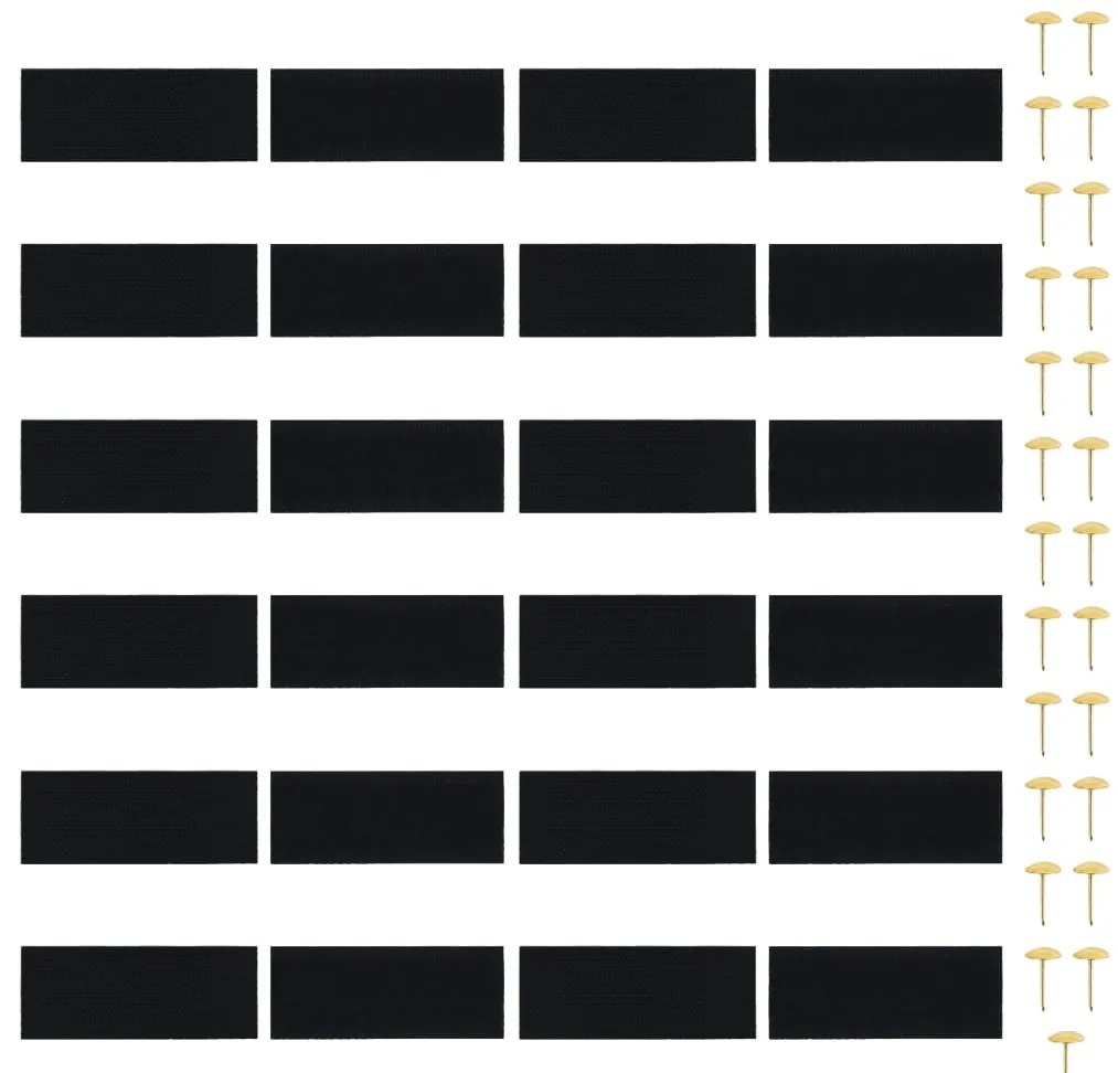 Perdea de usa anti-insecte cu magnet, 2 buc., negru, 220x130 cm