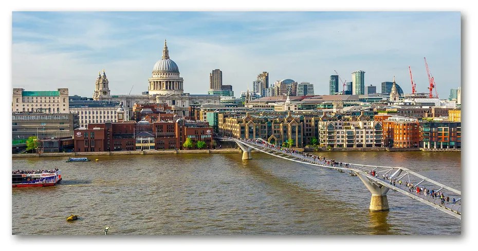 Pictura pe sticlă acrilică Thames londra