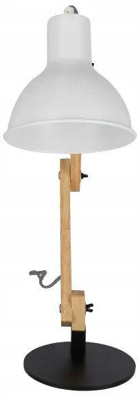 Lampă de masă 1xE27/40W/230V albă/neagră