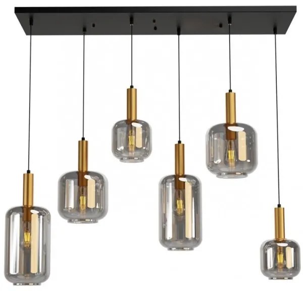 Lustră pe cablu BRINA 6xE27/23W/230V Redo 01-3215