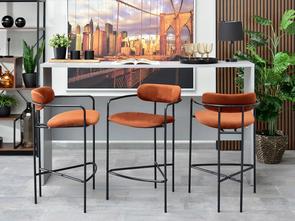 Scaun Viola (cupru + negru). Promo -10%. 1110756