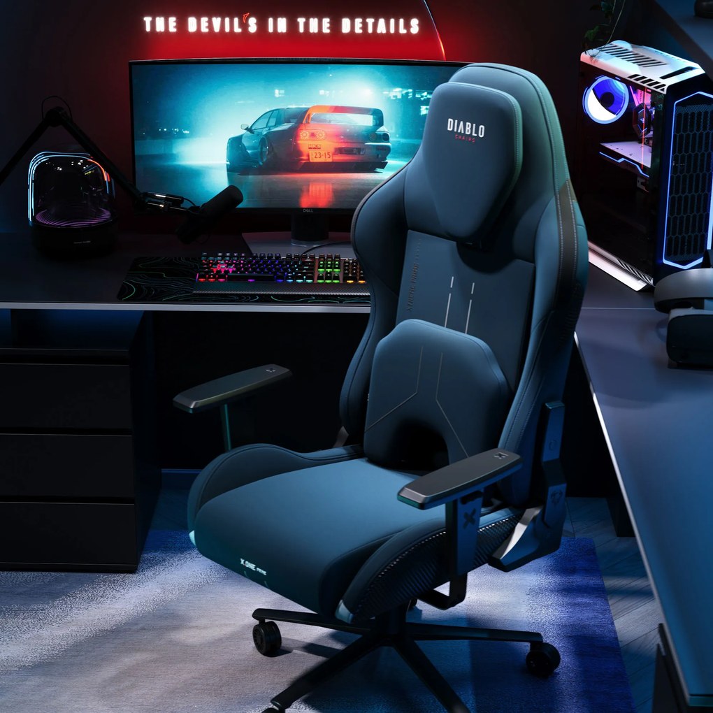 Scaun Gaming Diablo X.One Prime, Normal Size, Meta Ocean