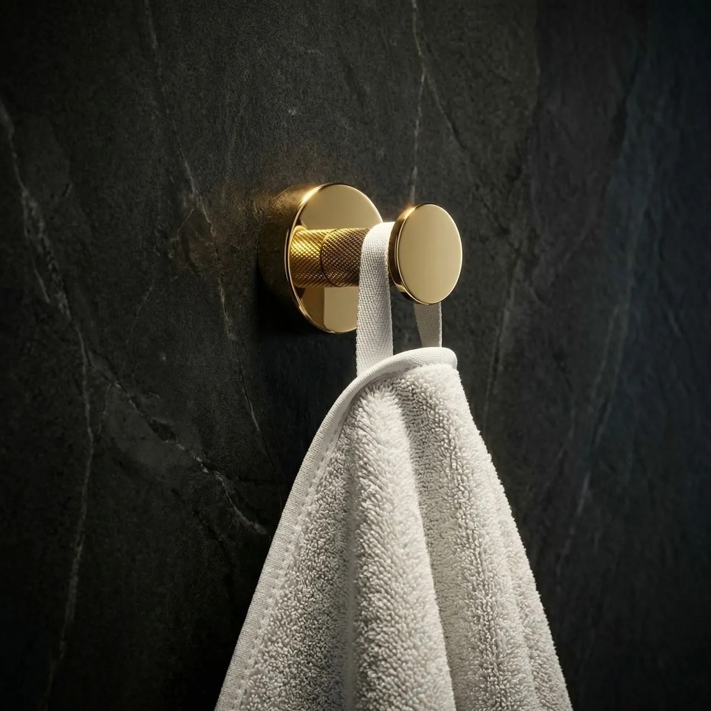 Cuier de baie 6606A Modern Gold