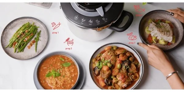 Tefal - Set de oale sub presiune 4,5/6 l CLIPSO+ CHEF