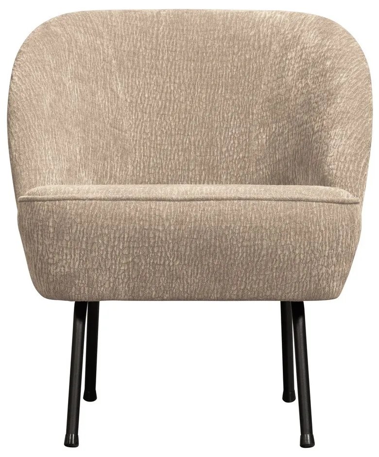 Fotoliu bej cu tapițerie din chenille Vogue – WOOOD