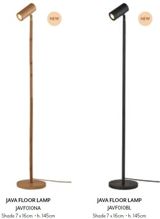 Lampa de podea Eco din Bambus Java GU10, natural