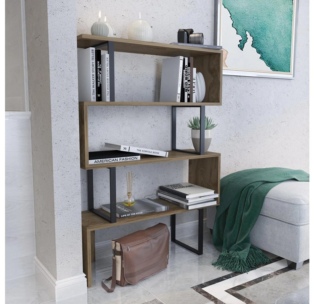 Raft Adrianne (Stejar + Negru) . 1101431