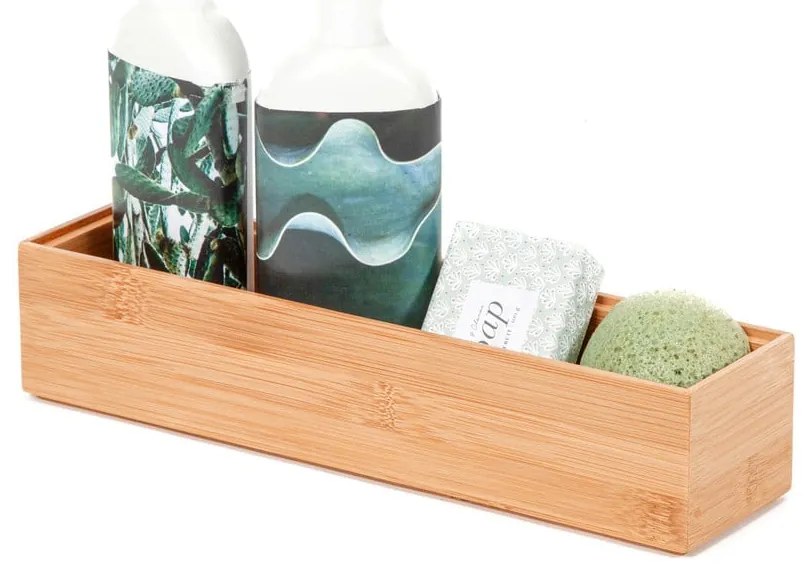 Organizator din bambus Compactor Woody 30 x 7,5 x 6,35 cm