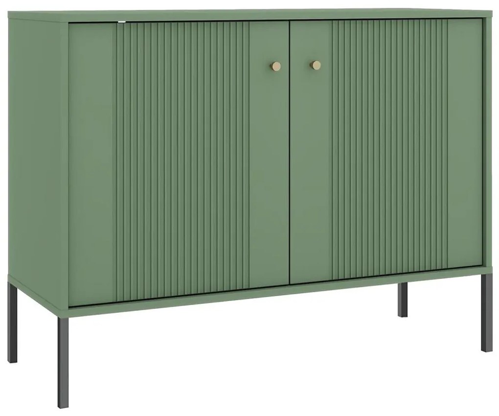 Comodă LUE verde/neagră