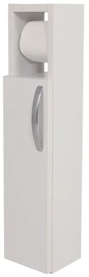 Dulap cu suport pentru hârtie igienică STAR 65x15 cm alb