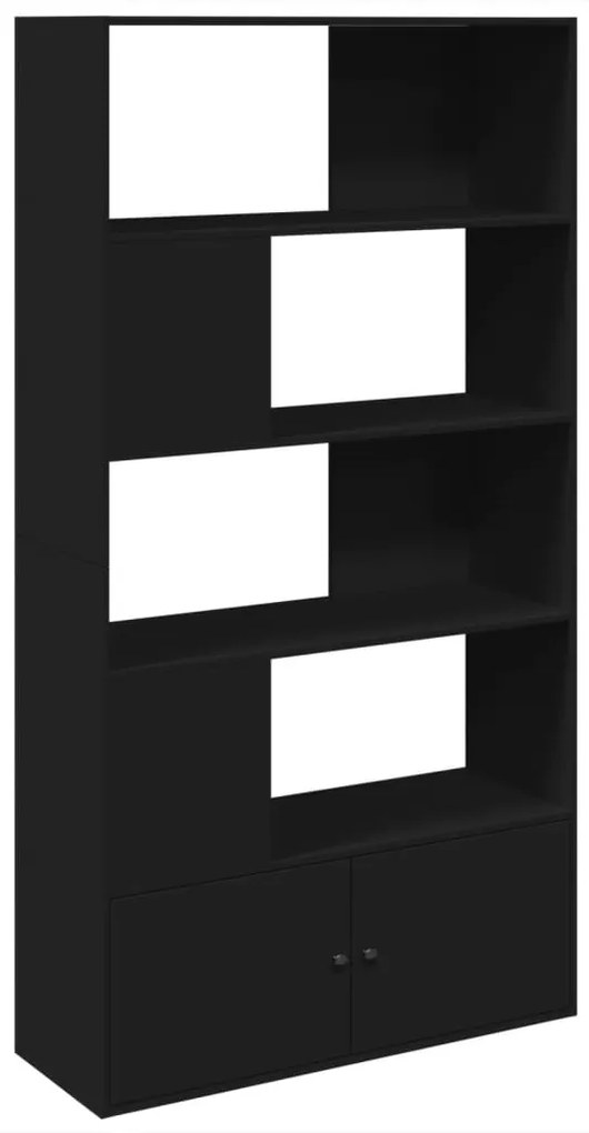 3295325 vidaXL Bibliotecă, negru, 100x36x189 cm, lemn prelucrat