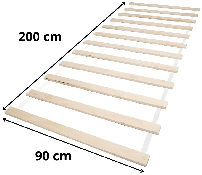 Cadru de pat drept 90x200 cm
