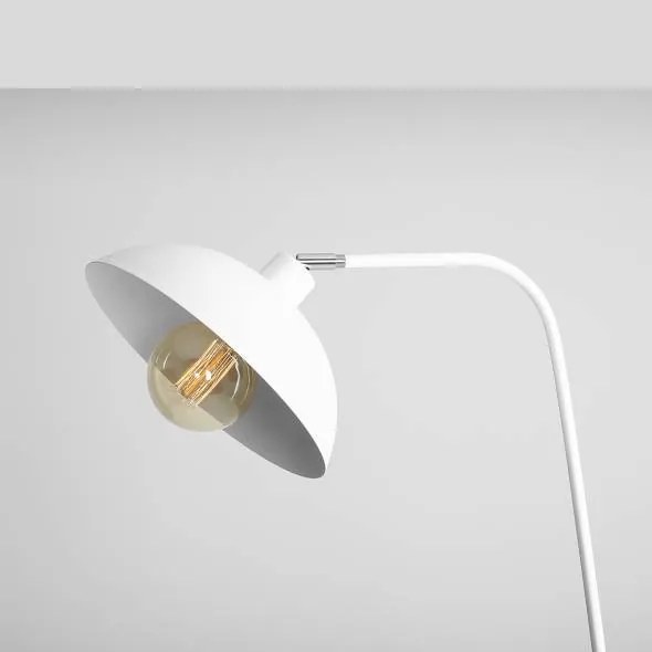 Lampadar modern alb liniar din metal Espace