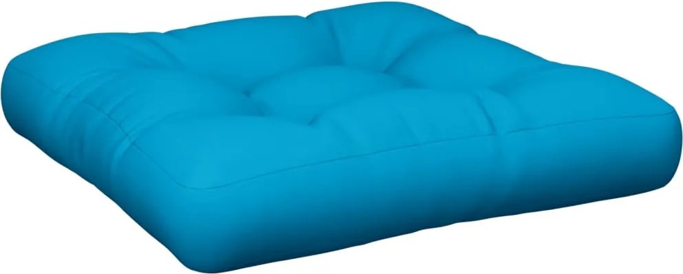 vidaXL Pernă de paleți, albastru, 60x60x12 cm, material textil