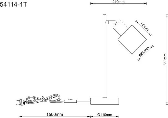 Lampa de masa stil minimalist TRENT