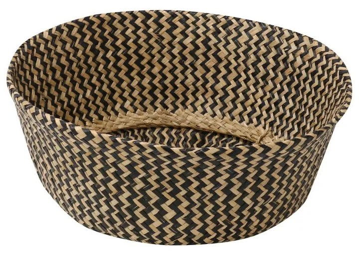 Coș depozitare din iarbă de mare Compactor Zic Zac, ⌀ 45 cm