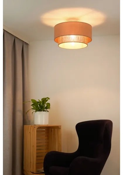 Lustră aplicată Duolla BOHO 1xE27/15W/230V d. 45 cm bej/maro