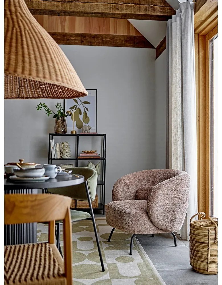 Veioză aurie LED cu intensitate reglabilă cu abajur din metal (înălțime 35,5 cm) Niko – Bloomingville