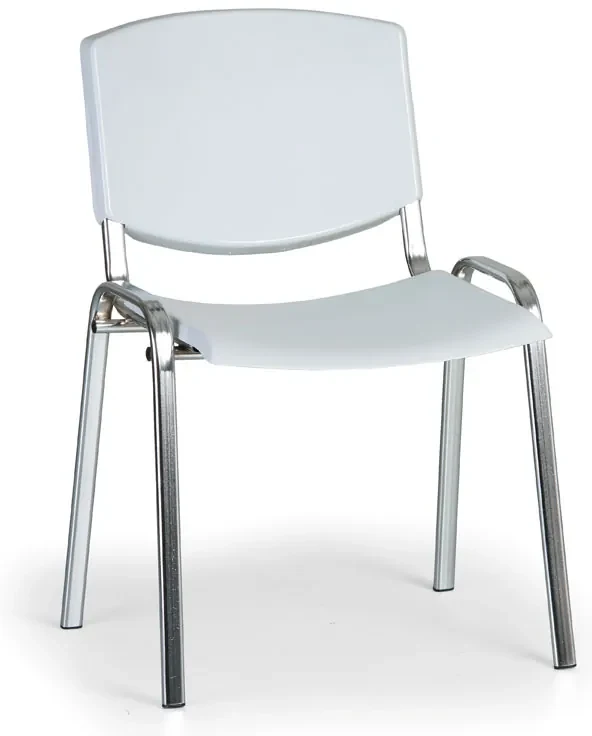 Scaun de conferinta Design - picioare cromate, gri