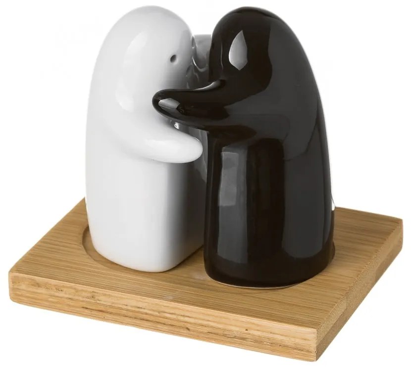 Set solniță și piperniță cu suport Ghosts – Casa Selección