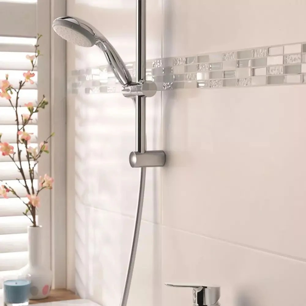 Set de dus cu bara Grohe Vitalio Go 100 crom lucios 1 functie