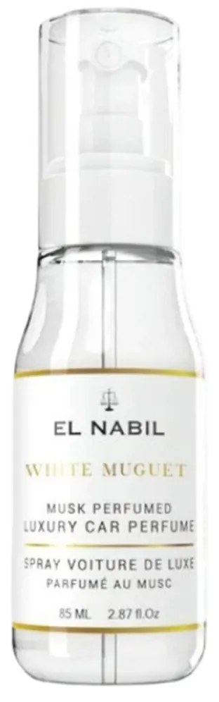 Lumânări, difuzoare El Nabil  Luxury Car Spray White Lily of the Valley