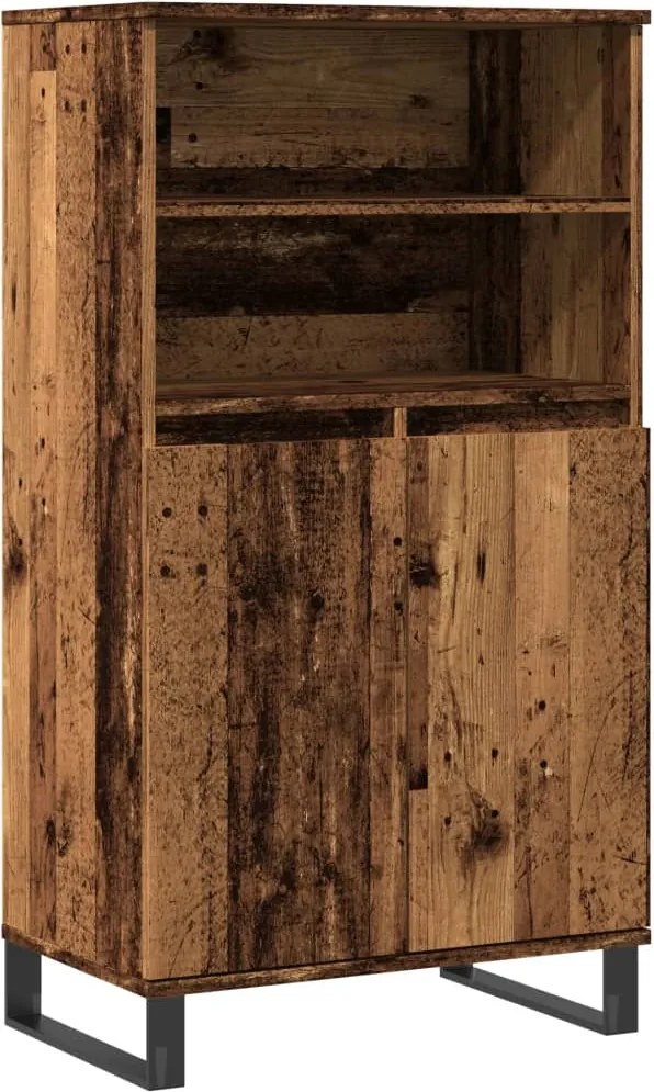 vidaXL Dulap înalt, lemn vechi, 60x36x110 cm, lemn prelucrat